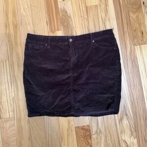 Torrid Dark Brown Mini Skirt